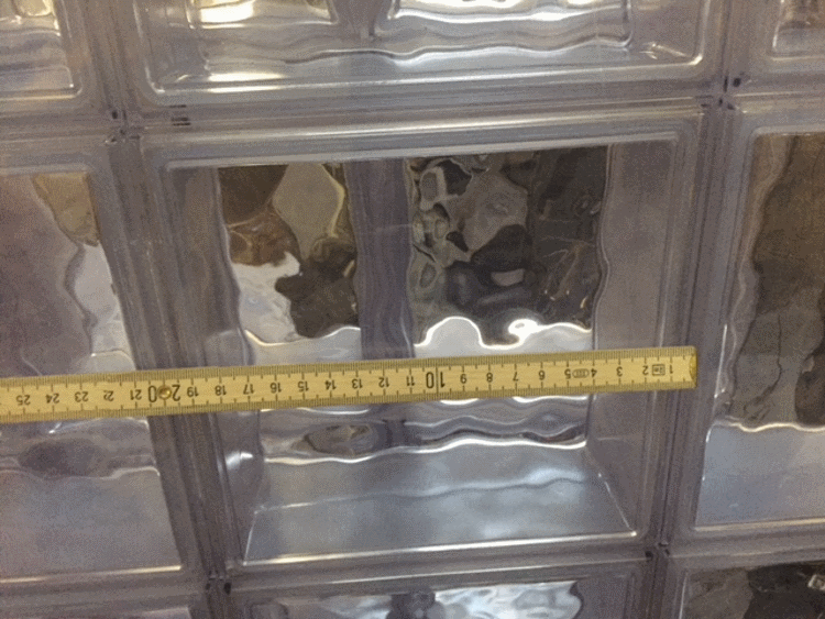 X-Block "Glas"-bausteine aus Kunststoff
