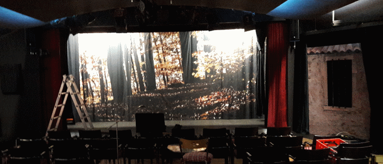 Bühnenvorhang „Wald“