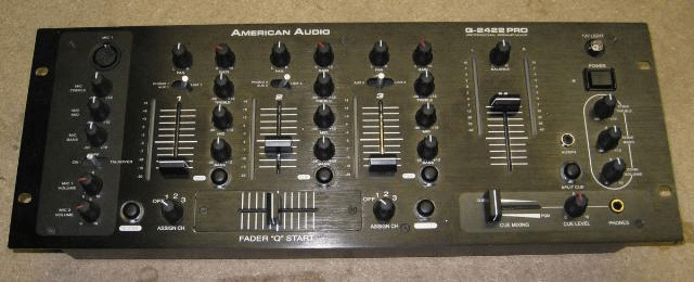 American Audio Q-2422 DJ Mischpult 19"