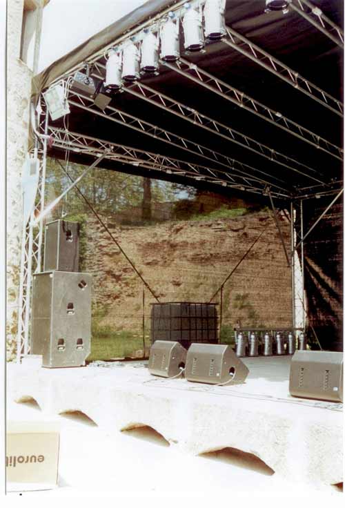 Open-Air Bühne 8m x 6m