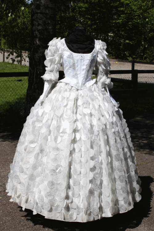 Biedermeier-Hochzeitskleid