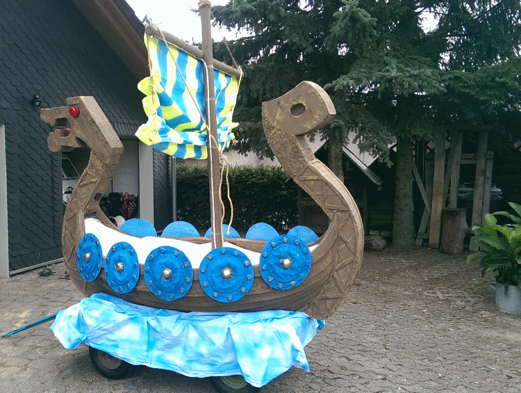Deko-Wikingerschiff