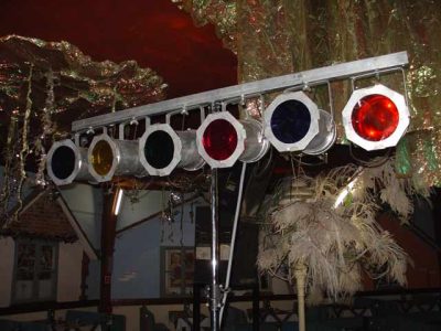 6er Bar PAR 64 silber