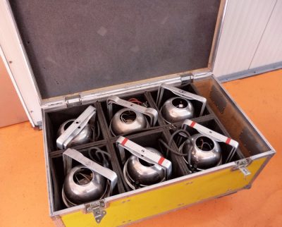 6x MAJOR PAR-64 Short Nose 0,5KW